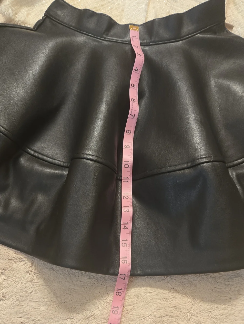 Maje Faux Leather Lush Skirt Size XS